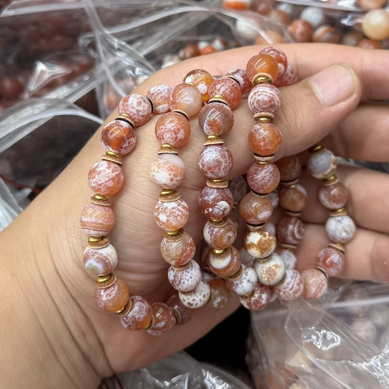 

Tibetan agate bracelet, cultural , handmade accessory,, ethnic style, unisex, vintage