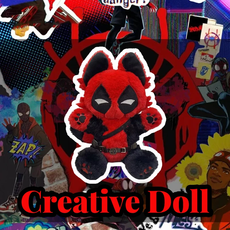 25 سنتيمتر شخصية الطرفية مايلز الرجل العنكبوت القط شكل Kawaii أفخم دمية ديكور المنزل عيد الميلاد هدية عيد ميلاد غرفة مزينة