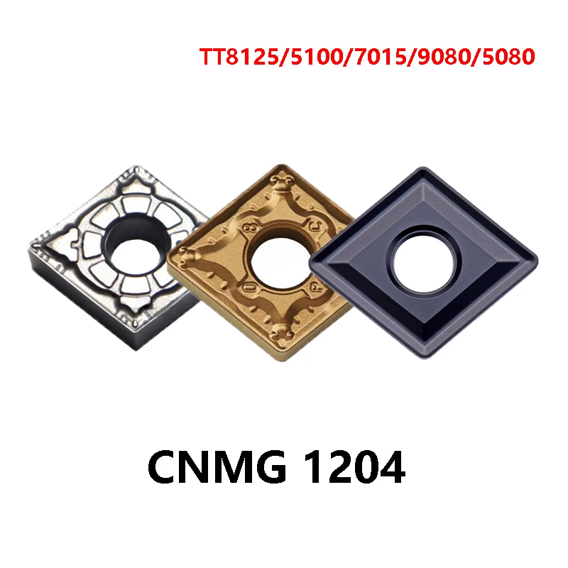 

CNMG120404 CNMG120408 CNMG120412 EM TT9080 TT7015 MP TT5080 FG TT5100 Carbide Inserts Original CNMG Turning Toos Lathe Cutter