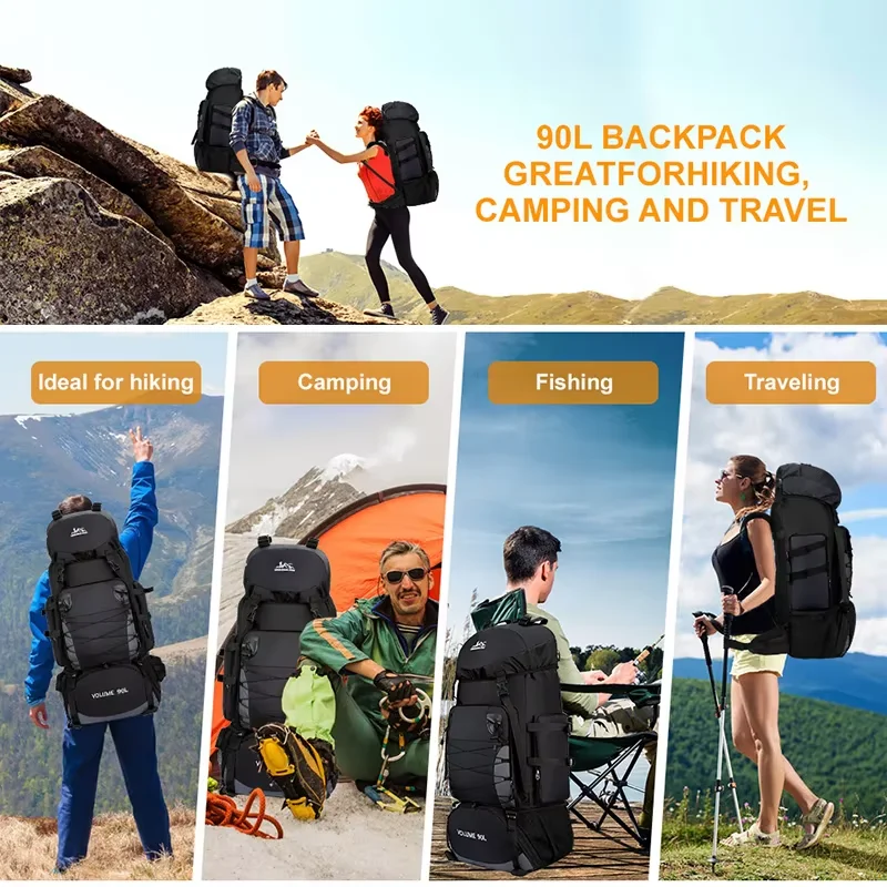 Ransel Hiking Tahan Air 90L, T - Xxl Motorcycle Gear ulasan dan harga