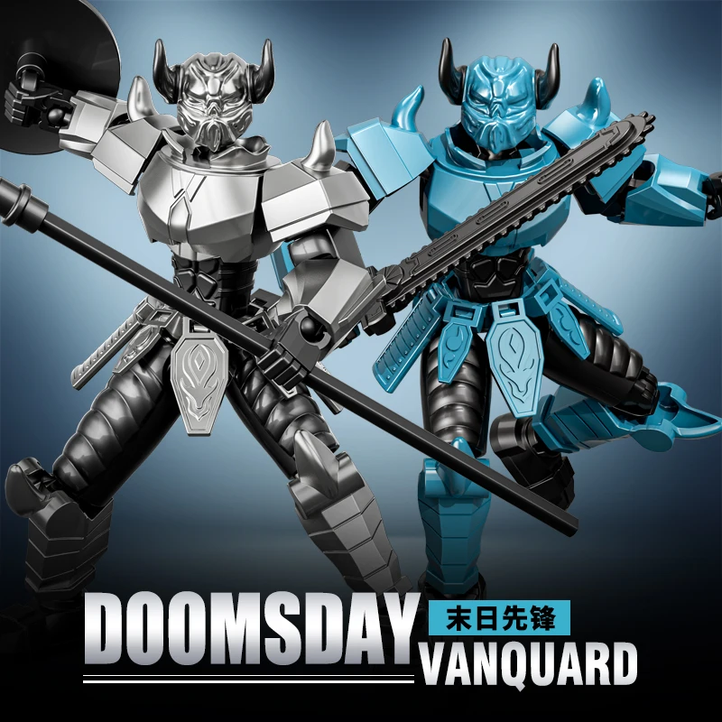 Vanguard Of Doom Mech Model T13 Figure 3D Printed Multi-Jointed Movable Lucky Robot 13 Action Figure Dummy DIY Assembly Toy view 3