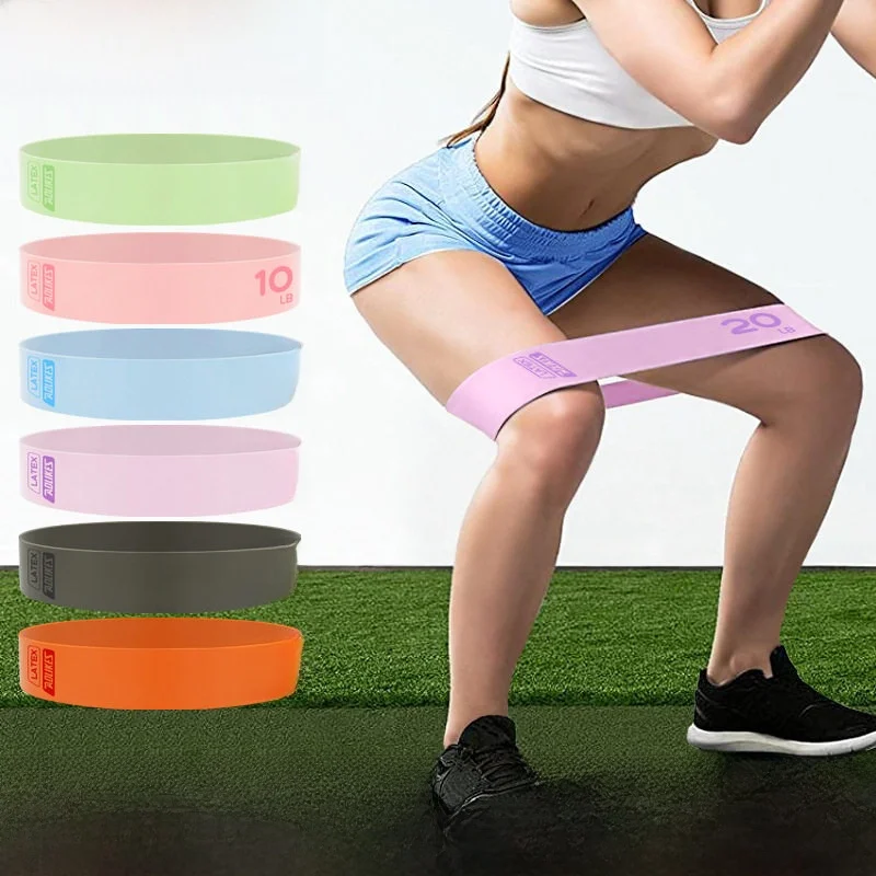 Women's Fitness Resistance Band for Yoga Back Exercise Shoulder Stretch Hip Lift Weight Loss Strength Training Pull Rope