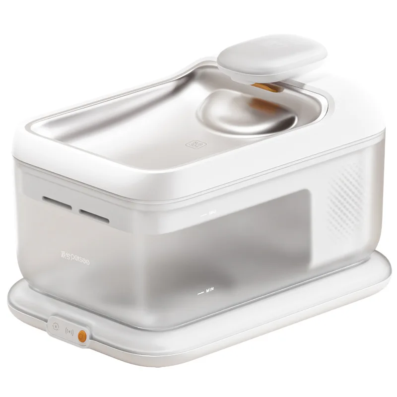 

Smart Sensor Pet Water Fountain Stainless Steel Silent Water Dispenser with ECO Mode 3L Large Capacity Auto Circulating Feeder