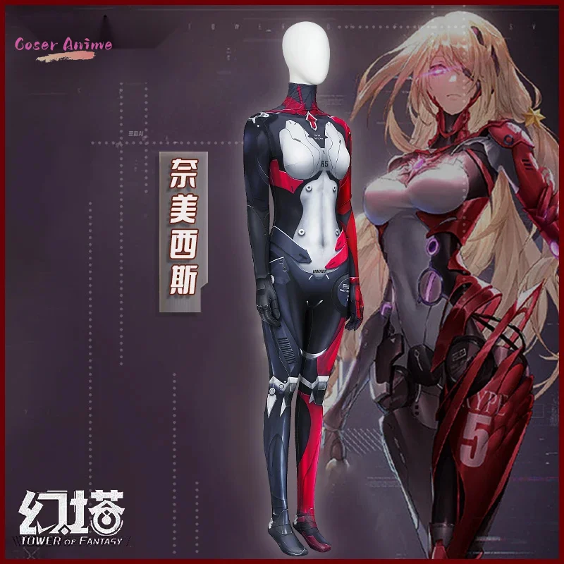 Coser Game Tower of Fantasy NEMESIS Косплей Костюм Униформа Хэллоуин Карнавал Вечеринка Рождественская игра Ролевая одежда Одежда