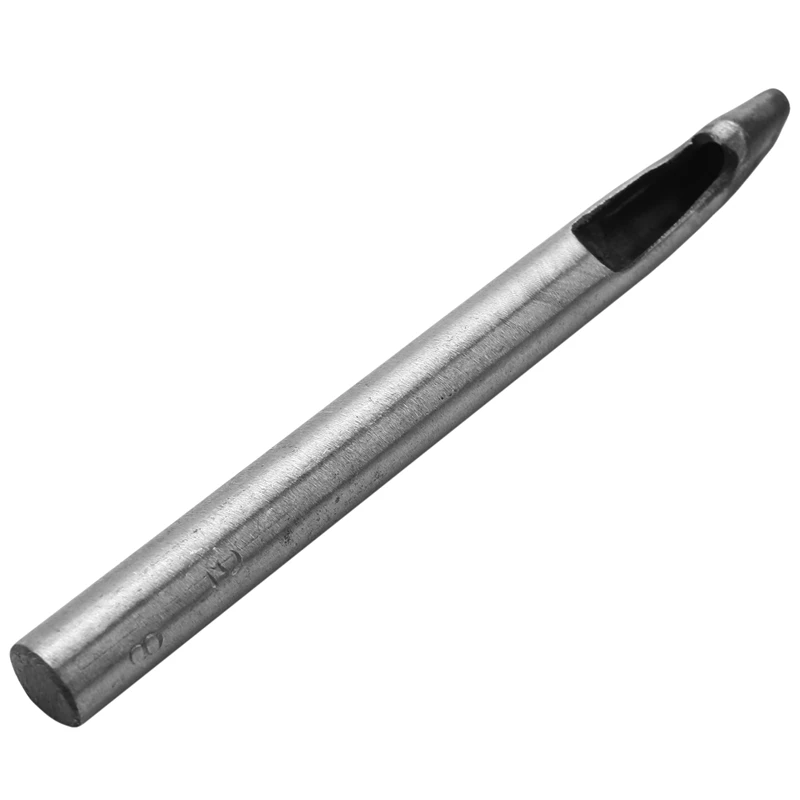 ABGG-5Pcs 6/7/8/9/10X3mm DIY เจาะบิตหนัง CRAFT Puncher รูแบน Punch Maker เครื่องตัดสิ่วชุดเครื่องมือ