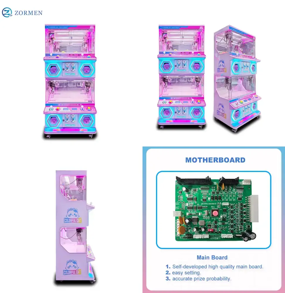 

Mini Doll Claw Crane Machine for Sale Small Amusement Park Toy from Factory with 1 Year Warranty Made of Metal and Plastic