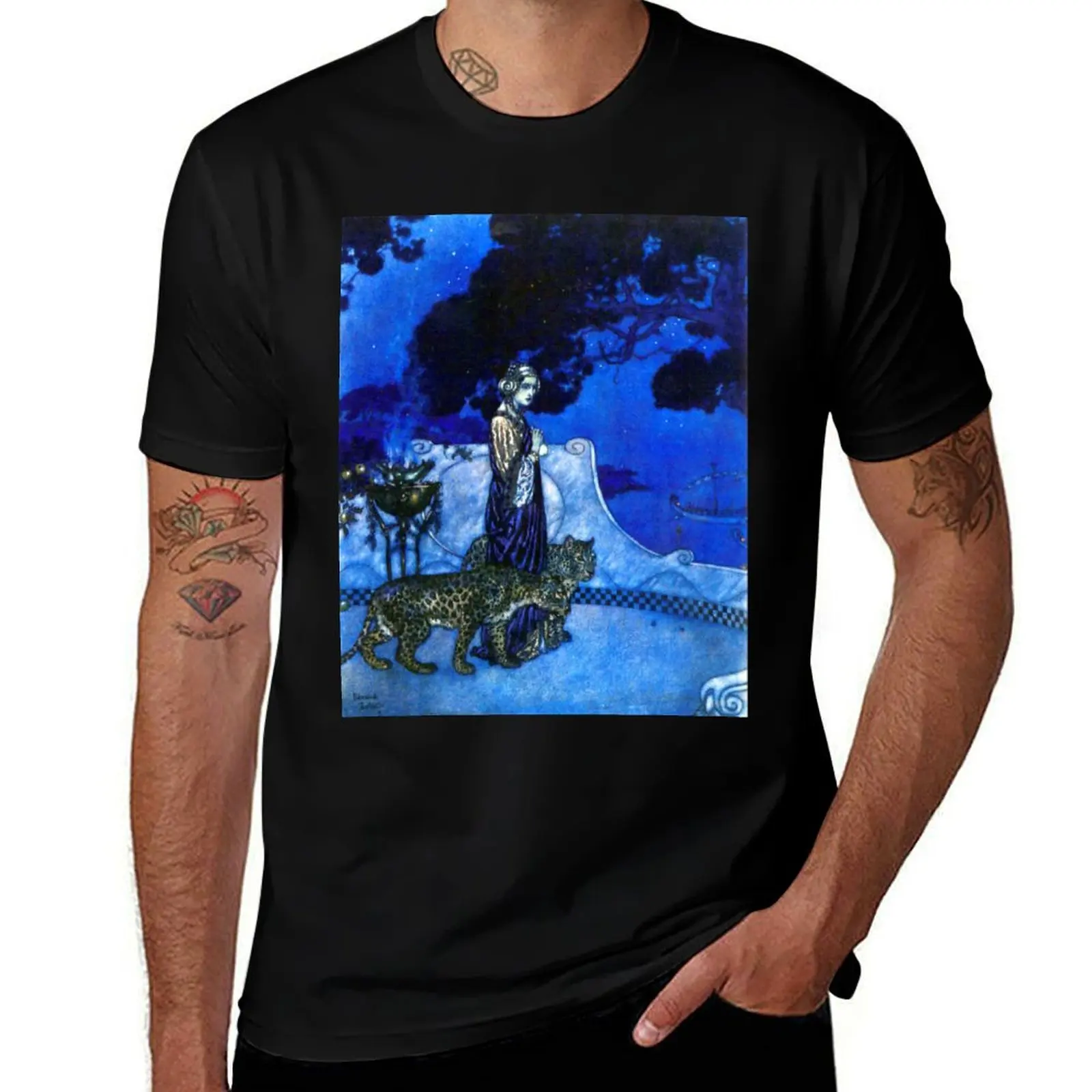 Circe (Enchantress), 1911, by Edmund Dulac T-Shirt funny shirt cotton luxury t-shirt t shirts men