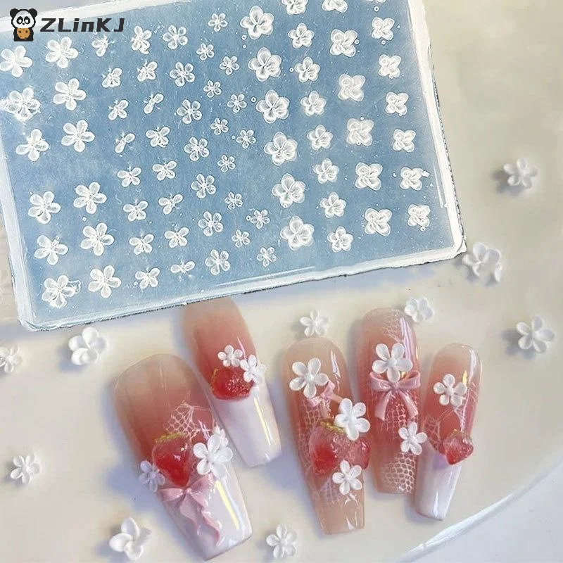 ▶ 3D-Frucht-Silikon-Nagelform, süße Blütenblätter, Feen-Nägel-Vorlagen, DIY-Nagelkunst-Dekor, Maniküre-Vorlage für Nagelanhänger