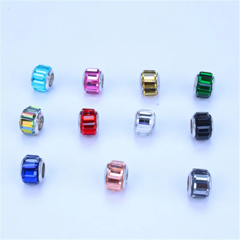 10pcs Multicolor Hair Dreadlock Jewelry Hair Braids Decoration Beaded Bead Wig Headdress Hair Accessories Styling Tool Braiders