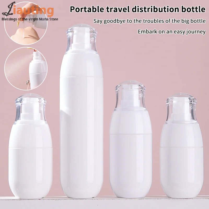30/50/100 مللي البلاستيك كريم الشامبو زجاجة مضخة المحمولة إعادة الملء زجاجات محلول رذاذ الحاويات أدوات السفر زيت طبيعي #2