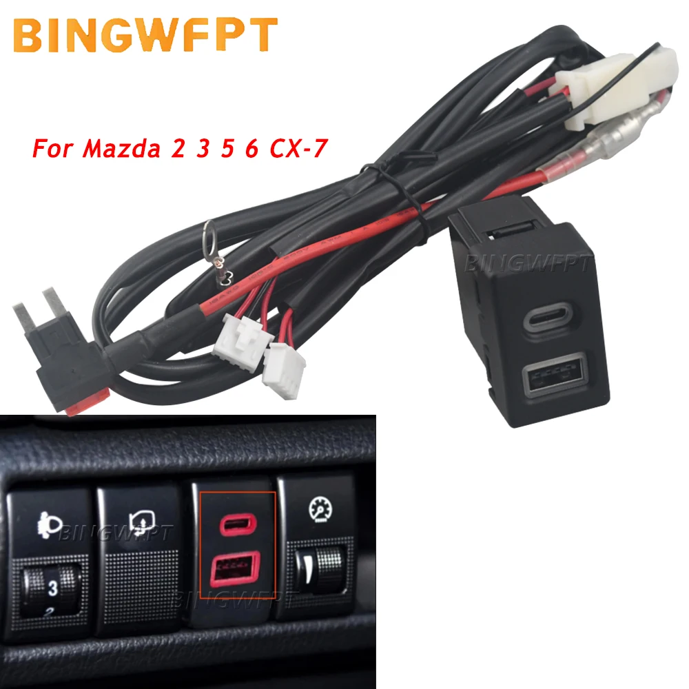 For Mazda 2 3 5 6 C…