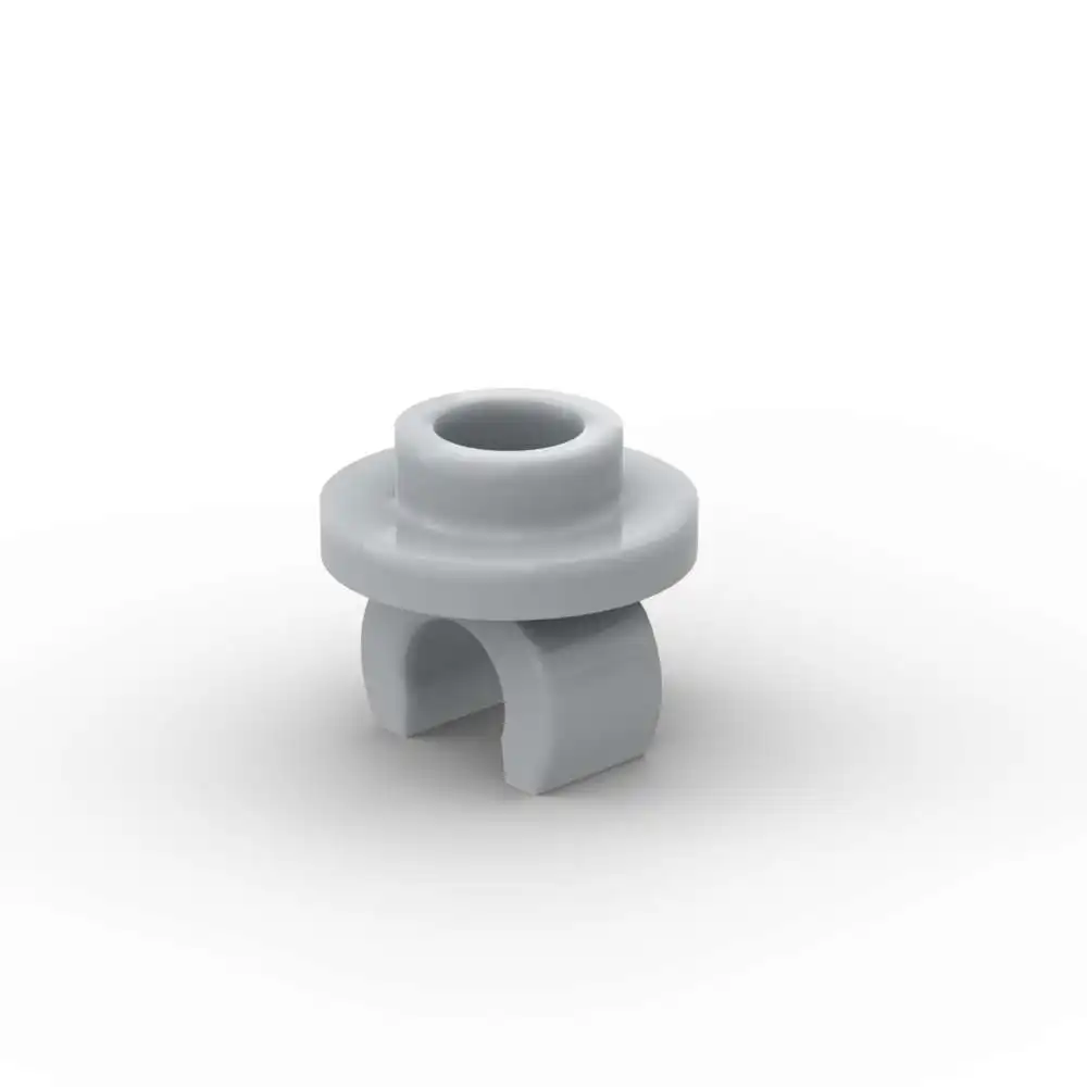 MOC 10 Uds 5264 redondo 1x1 con Clip en la parte inferior Kit de bloques de construcción placa casa rompecabezas de partículas de ladrillo juguete educativo regalo para niños