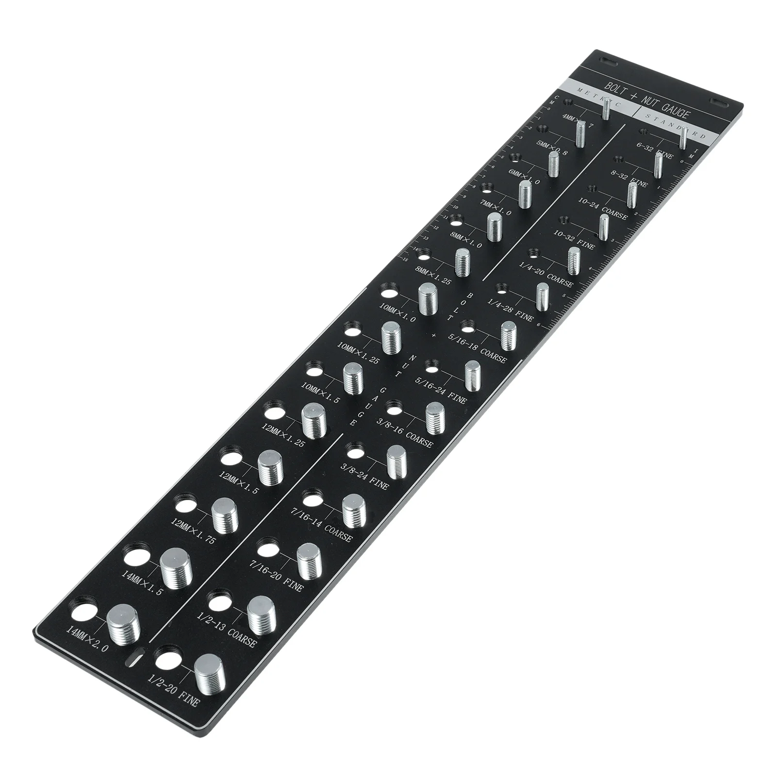 

Thread Checker 28 Nut and Bolt Thread Checker Industrial Grade Bolt Size and Thread Identifier Gauge 14 Standard and 14 Metric