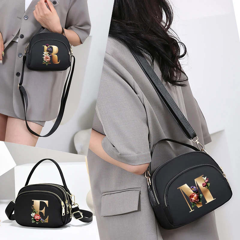 

Женская сумка через плечо с цветочным принтом и буквами, сумка-хобо, сумка-мессенджер для женщин и девочек, сумка через плечо для мобильного телефона, дорожная сумка через плечо