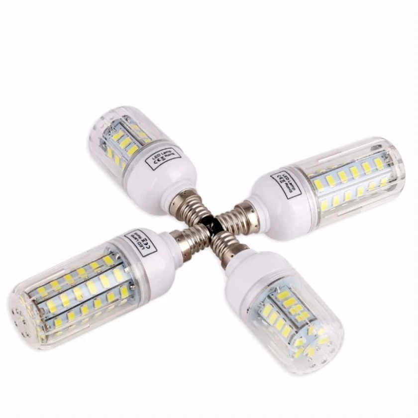 Imagem -05 - Lâmpada Led E27 E14 B22 g9 Gu10 Luz ac 220 v Smd 5730 Lustre Spotlight 24 36 48 56 69 72 Leds Milho Lâmpada Decoração para Casa