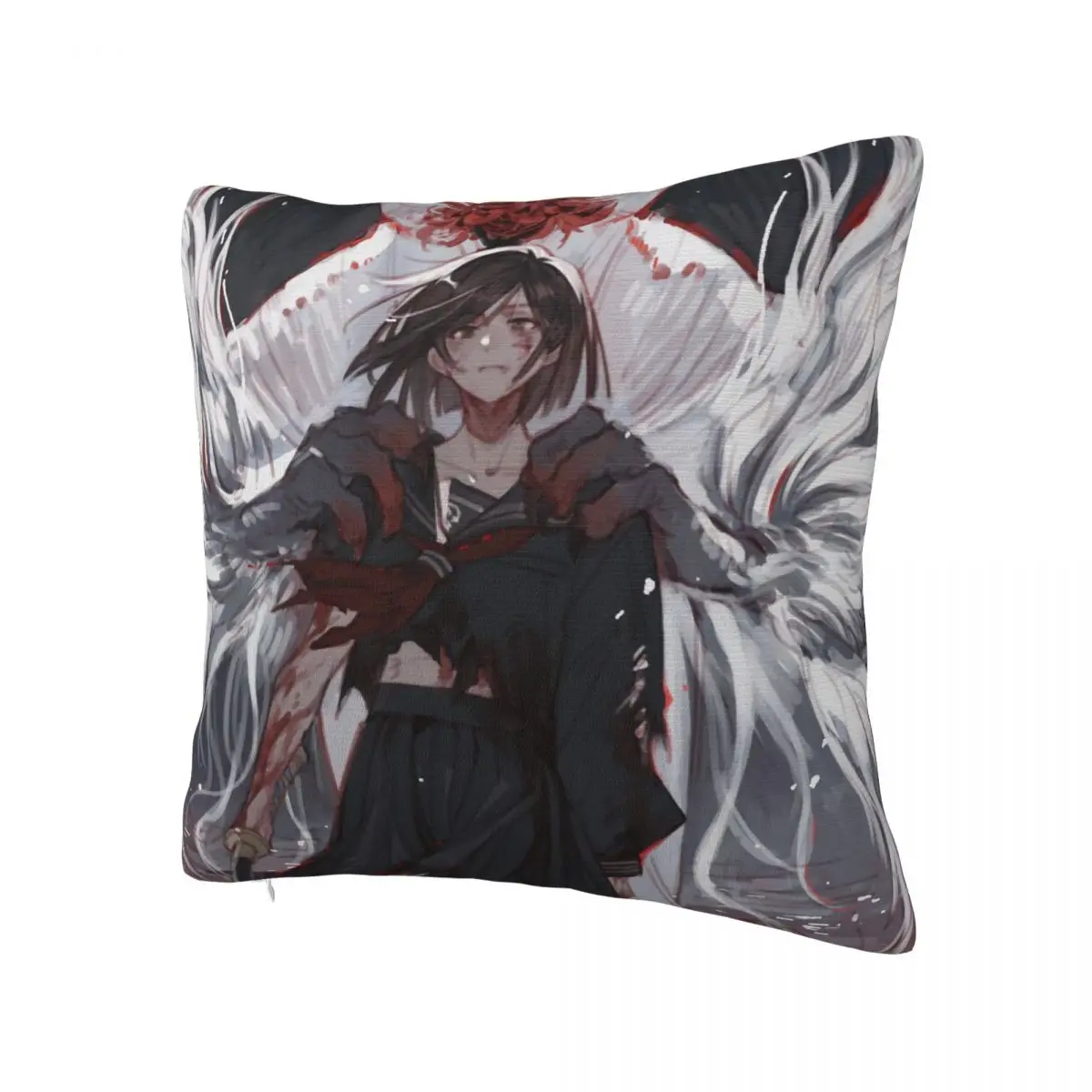 Pillow Case Silent Hill F Horror Soft Pillow Cover Retro Trendy Cushion Cover Custom DIY Pillowcases For Living Room Chair