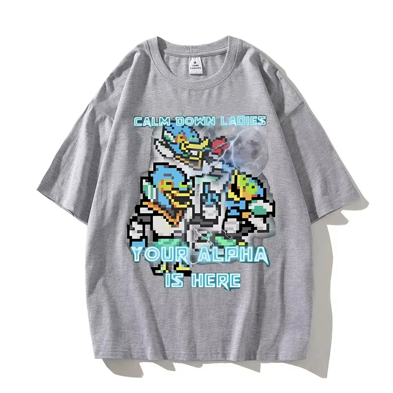 Premium Cotton Unisex Tee with Classic Berdly Deltarune Funny Slogan Print, Casual Top for Game Fans Daily Wear & Novelty Gifts