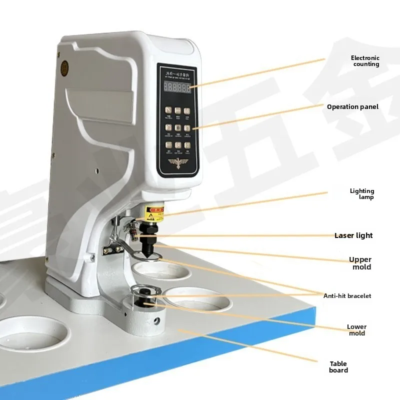 818 buckle machine, automatic four-in-one buckle machine, large white buckle machine, semi-automatic electric computer