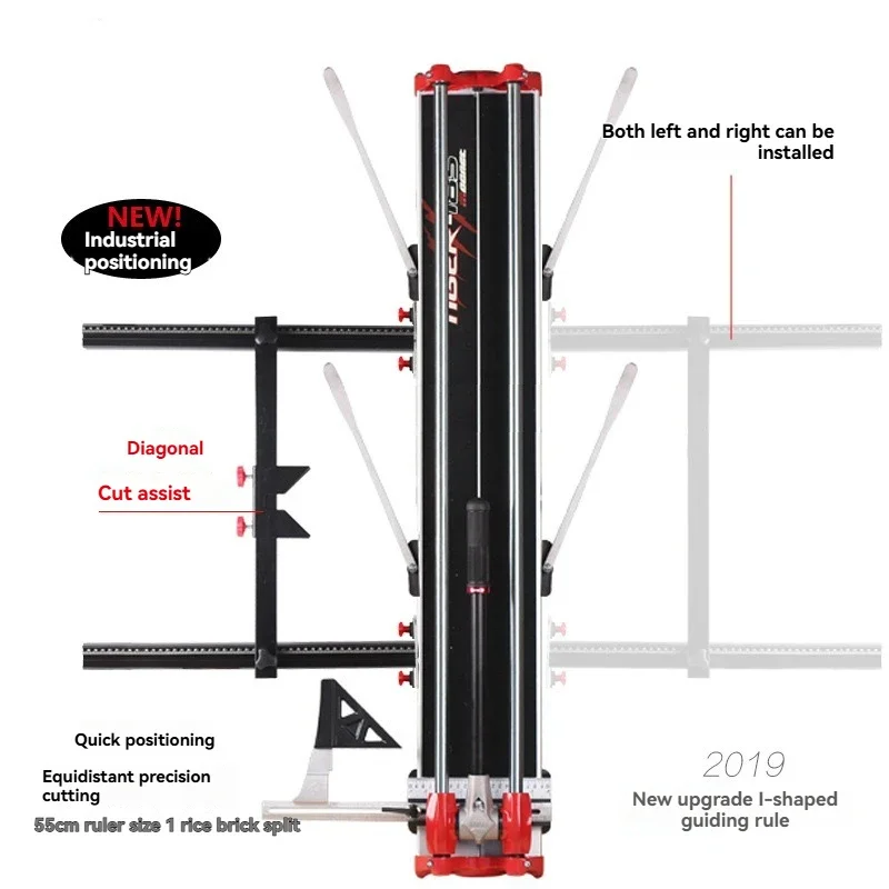 Professional Manual Tile Cutter Precision Ceramic Push Pull Cutter With Tungsten Carbide Wheel Tool