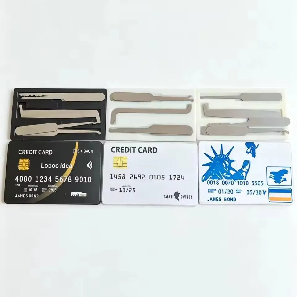 2026 Classic Portable Card Tool Box Upgrade And Thicken Hand Tool Essential for Locksmith Enthusiasts Lockpicking Lock Decoder