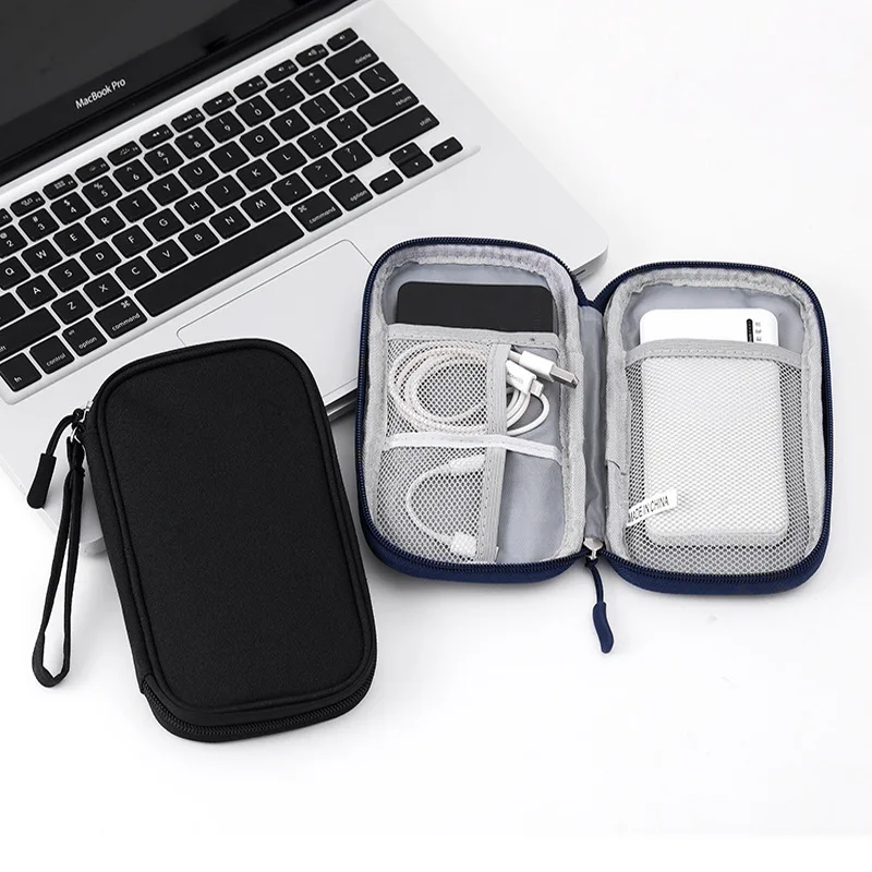 1PCS Travel Organizer Portable Digital Product Storage Bag USB Data Cable Organizer Headset Charging Treasure Box Bag