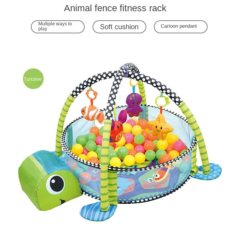 Portable Large Baby Gym Play Mat Development Baby Multifunctional Capet Play Baby Gym Mat Fitness Frame Crawling Blanket