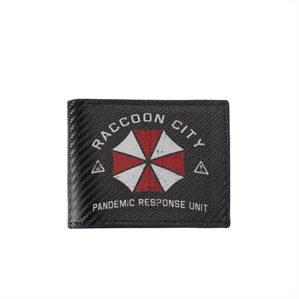 Umbrella,Raccoon City,Pandemic Unit,Alert Men's Wallets Simple Business Modern Stylish Printing Design Gifts For Father Boyfrien