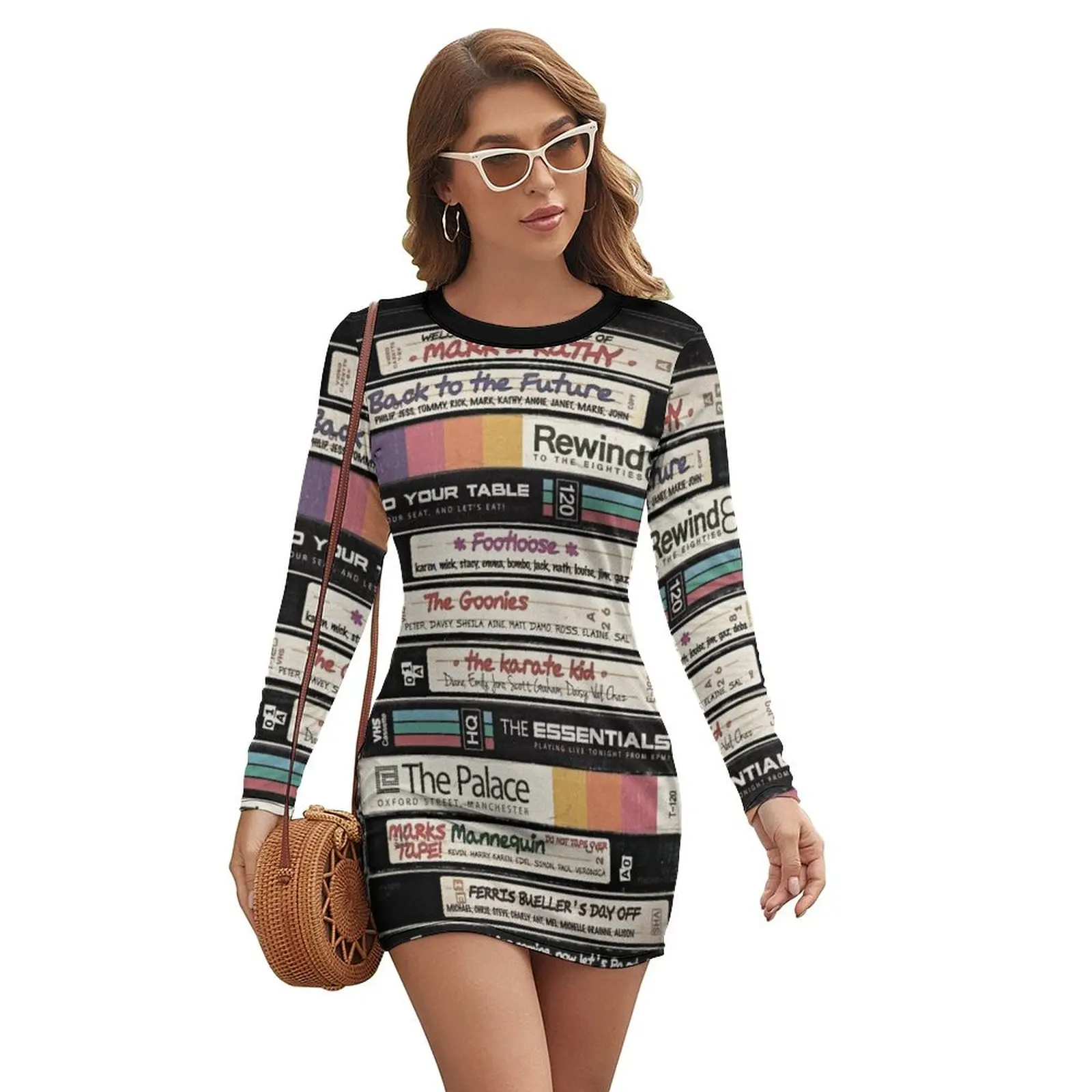 

Vhs party Long-sleeved Dress dress dresses women's clothing trend 2024 party dresses women