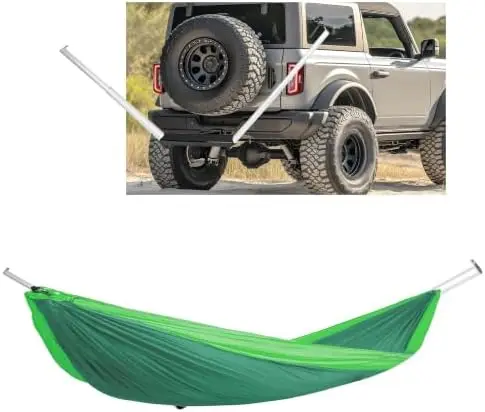 Hitch Mount Hammock Stand for 2" Vehicle Receiver hitches Class III & | IV Trailer Hitch Steel Aluminium Powder Coated