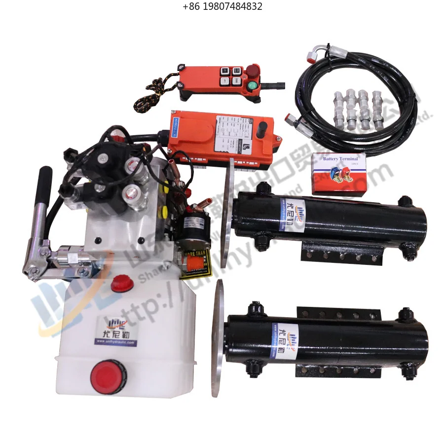 Aliexpress Hot Sale Custom Steel 12V Hydraulic Adjustable Support Leg, 5 Ton RV Camper Balancing System