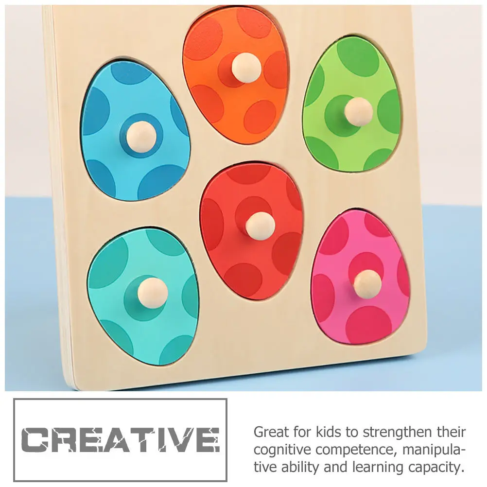 

Dinosaur Dinosaur Egg Multi-Layer 3D Wooden Educational Jigsaw Improve Hand Eye Coordination Cognitive Puzzle