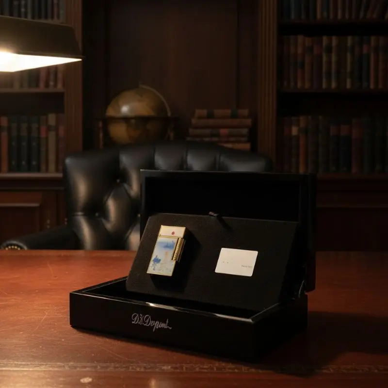 

New Commemorative Edition Luxury Butane Lighter Single & Double Flame Ping Sound Natural Paint Cigarette Smoker's Choice