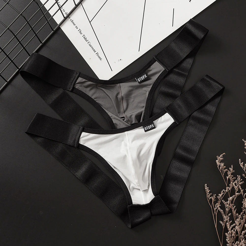 Men Panties Men Thong Men Jockstrap Thong Thong Underpants Brand New Underwear Comfort Double D Fashion Gay Jockstrap