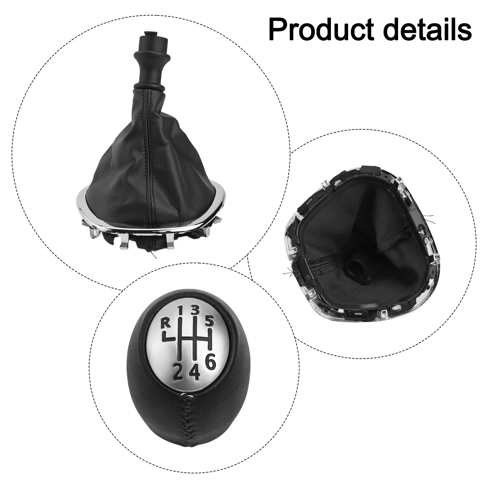 

Talento Gear Knob Vivaro B Car Interior Upgrade Practical Shift Knob Wear-resistant Cover Anti-corrosion Material Leather Cover