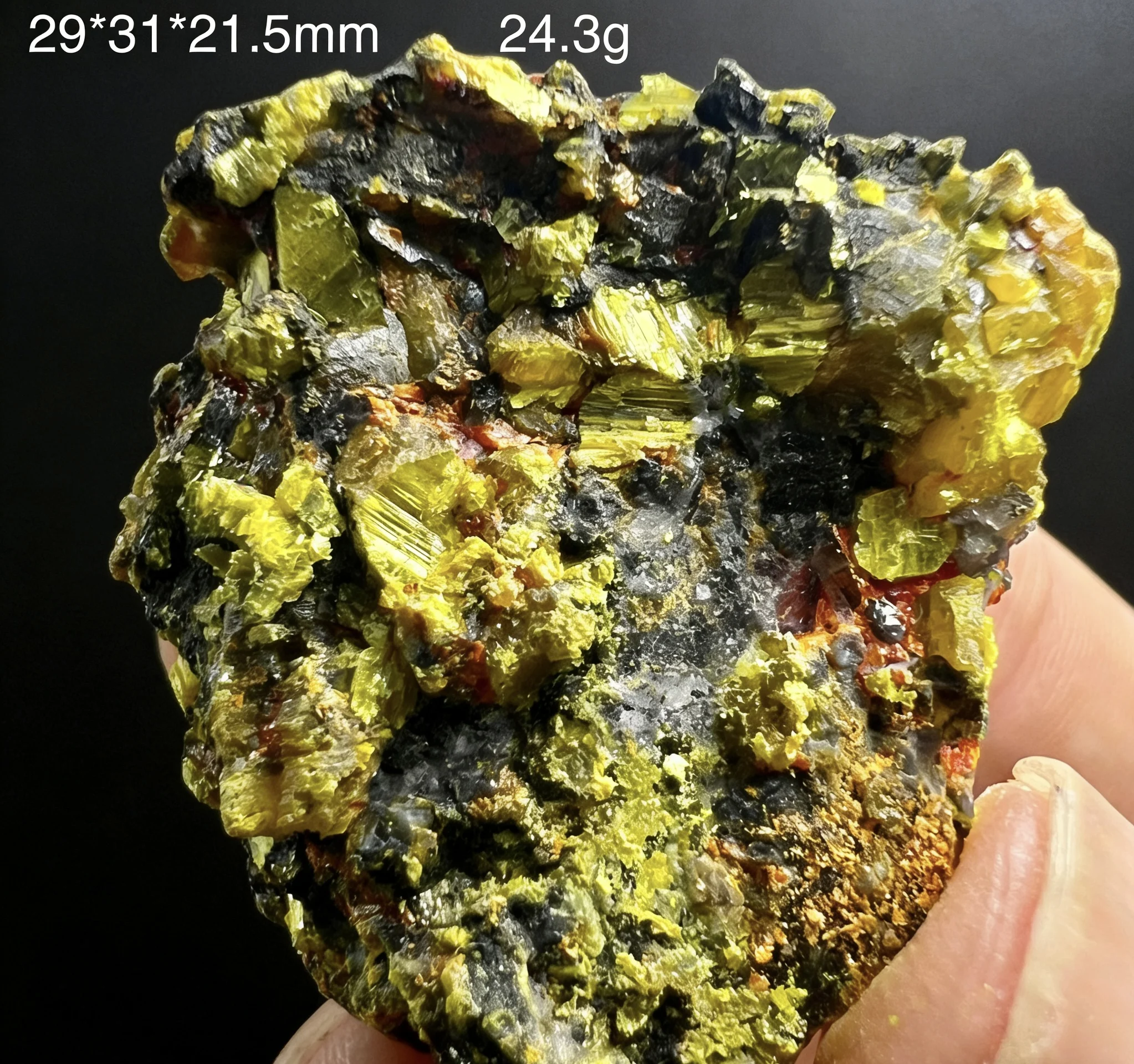 High Quality Guizhou Realgar & Orpiment Stone Raw Mineral Crystal Unique Specimen for Collector Home Deco Craft Making