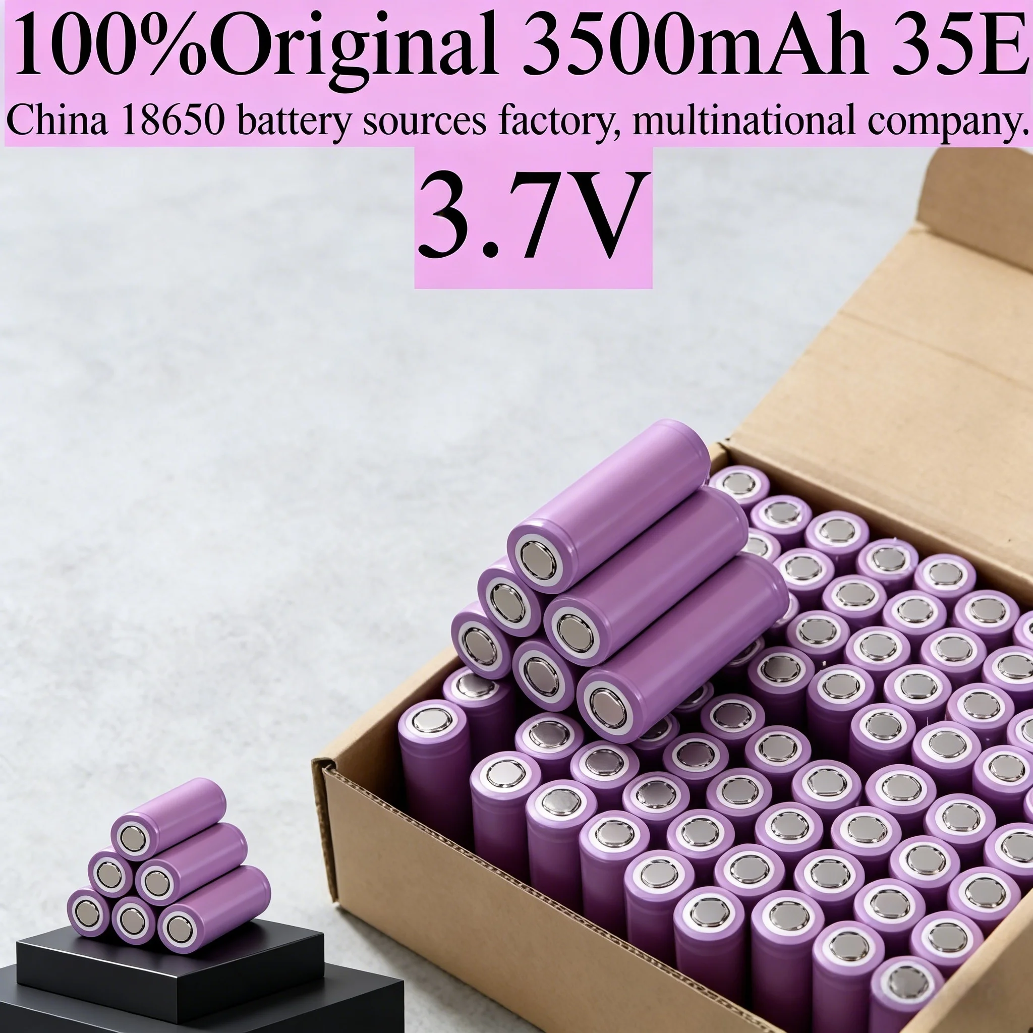 

3500mAh 25A 3.7V 18650 Lithium Battery High Power Rechargeable Safety Explosion Proof