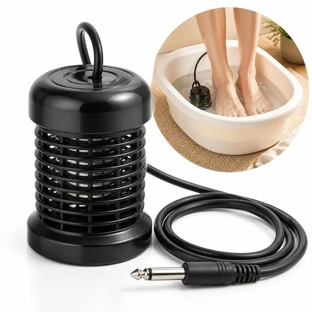 Black Ionic Head Ionic Technology Easy Install Hydrogen Foot Bath Replacement Portable Foot Spa Replacement Head