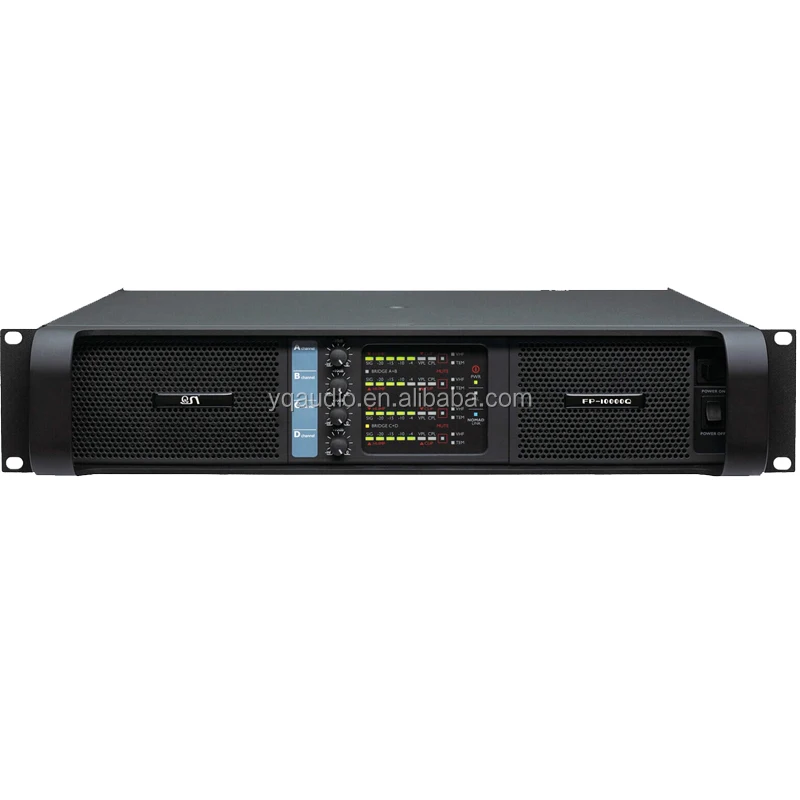

FP10000Q Big Power Switch Power Supply Class TD -4 Channels -2U Amplifier for Indoor Outdoor Big Concert Events and Weeding