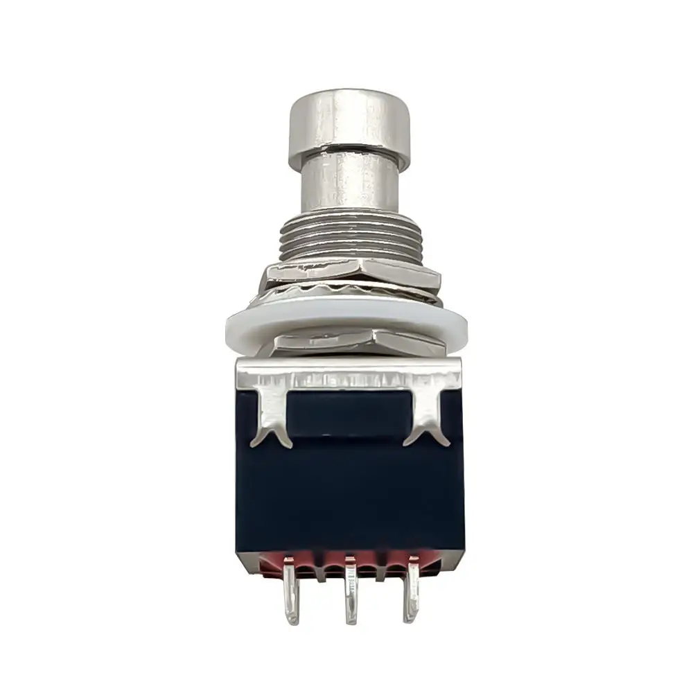 9 Pin Guitar Effect Footswitch 3DPT Button Replacement For Electric Bass Stompbox DIY Modification Audio Gear Components