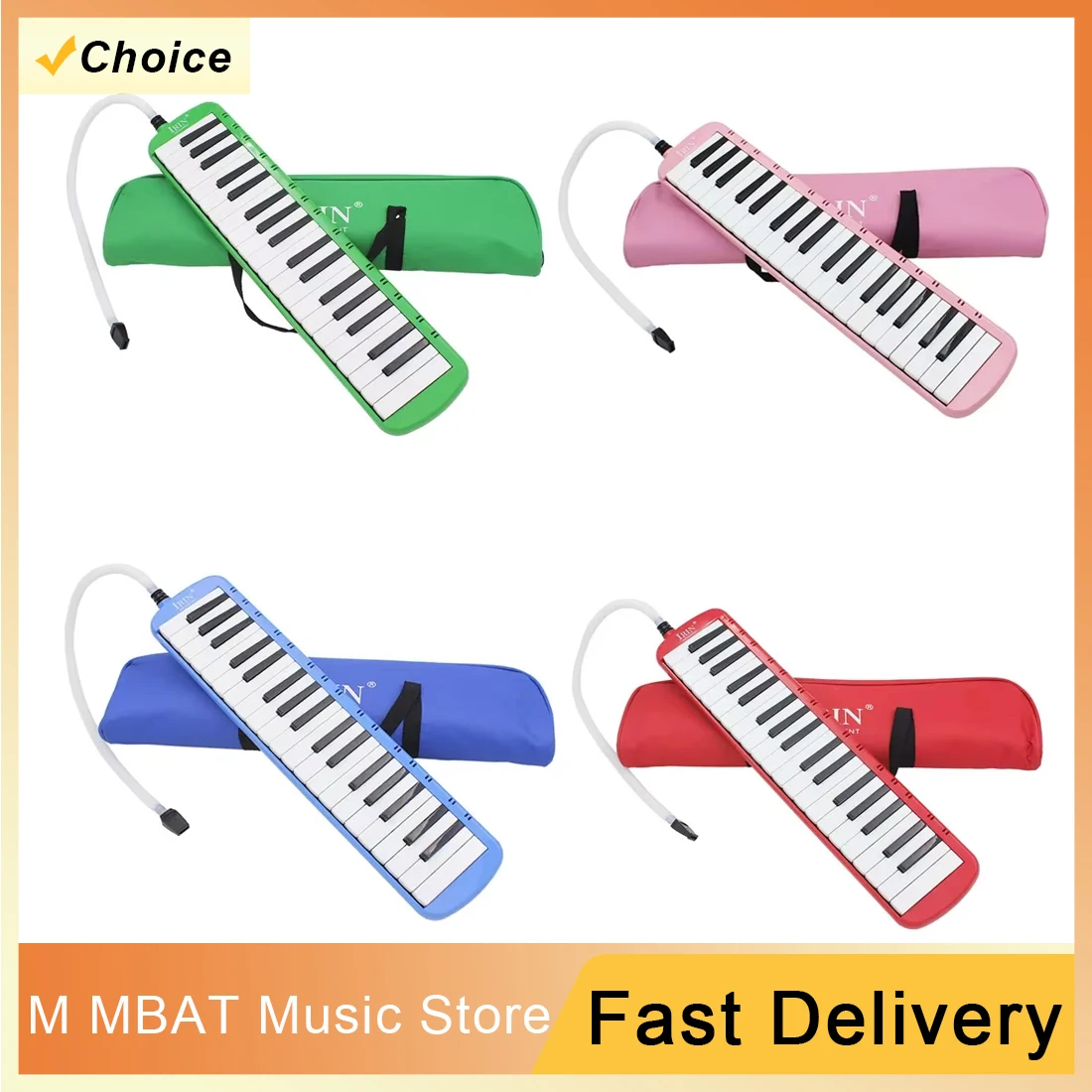 

Portable 37 Keys Harmonica Mouth Organ with Bag Cleaning Cloth for Beginner Performance Practice Gift