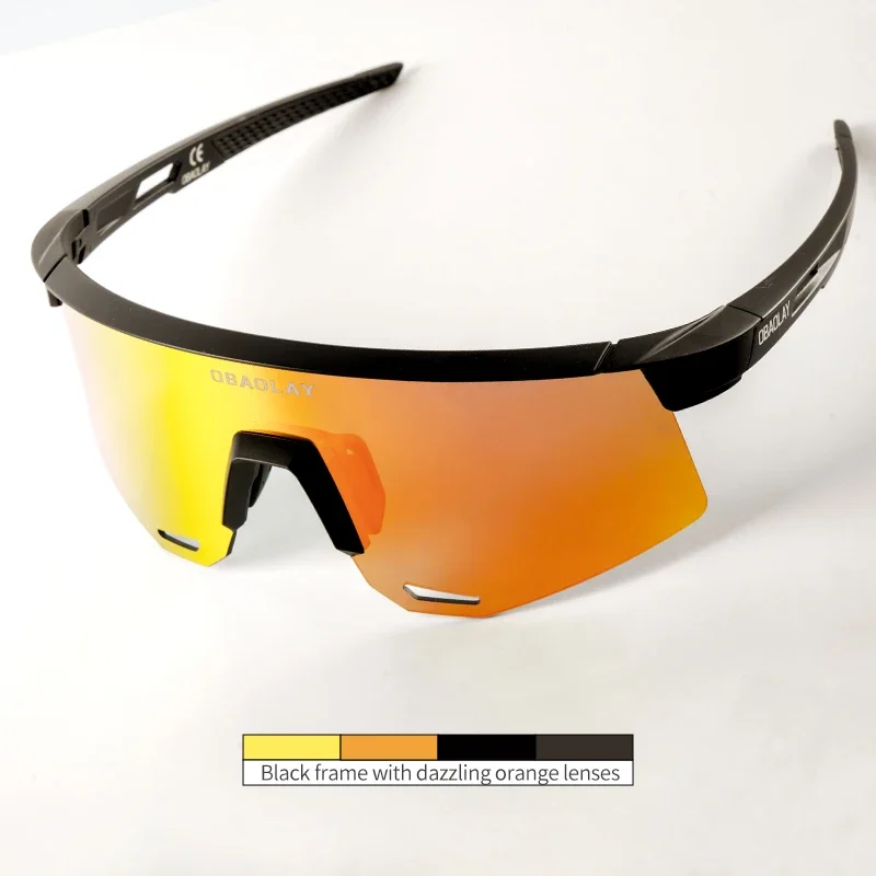 Photochromic Sports Glasses for Cycling - Auto-Tinting Lens, UV400 Protection, Lightweight Frame, Anti-Slip Design, Perfect for