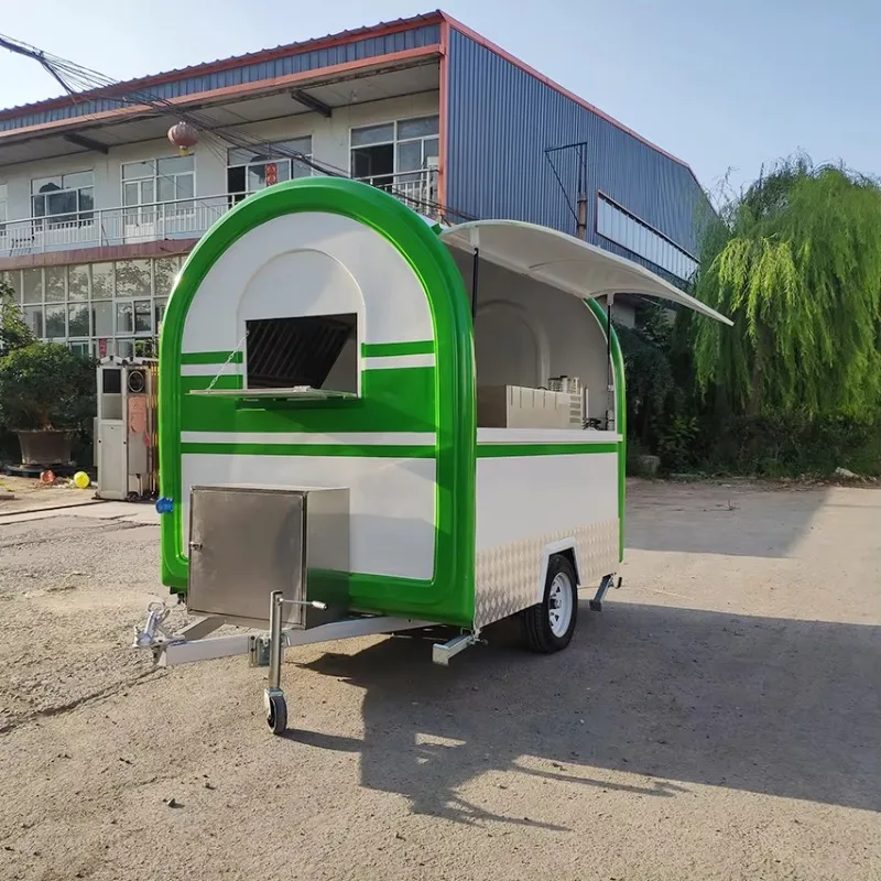Customized Ice Cream Beer Bar Hot Dog Kitchen Trailer Food Cart Mobile Restaurant Truck Food Truck Mobile Food Truck Trailer