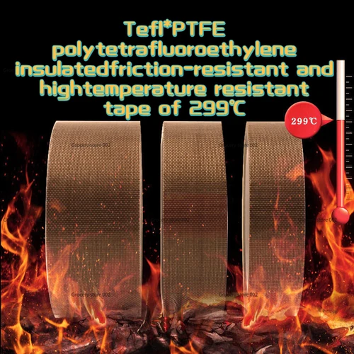 Cinta especial de alta temperatura, aislamiento Tefl PTFE, resistencia a la fricción, 0,13-0,18-0,25mm de espesor, selección de ancho múltiple G, 299 ℃