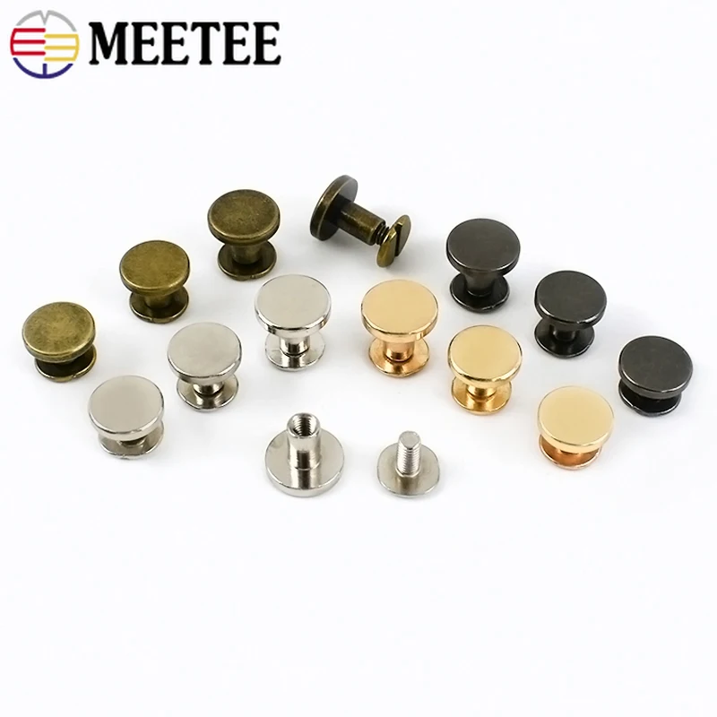 

10-50Pcs 5-8mm Metal Screw Nail Snap Button Clothes Coat Press Studs Buttons Bag Decor Rivets Buckle DIY Hardware Accessories