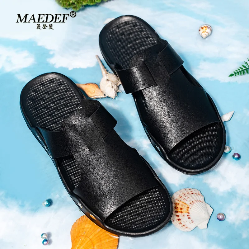 Summer Men's Shoes Slippers Mens Indoor Slides Casual Sandals Man Lightweight Breathable Beach Slippers for Men Sandals