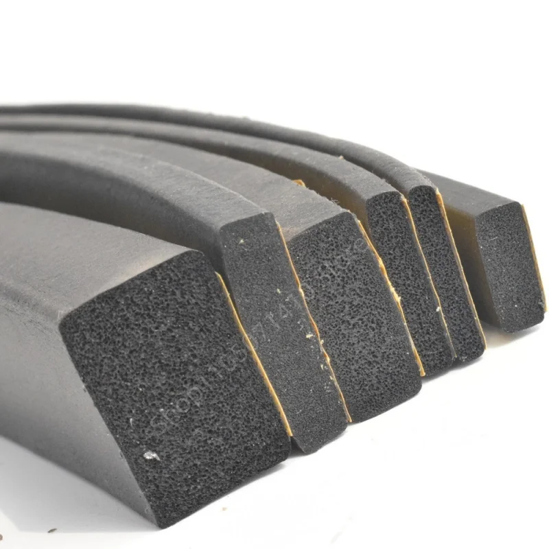 2-10M EPDM Gummi Schwamm Tür Fenster Dichtung Streifen Schalldichte Anti-kollision Selbst Klebeband Wand Isolierung akustische Schaum Pad
