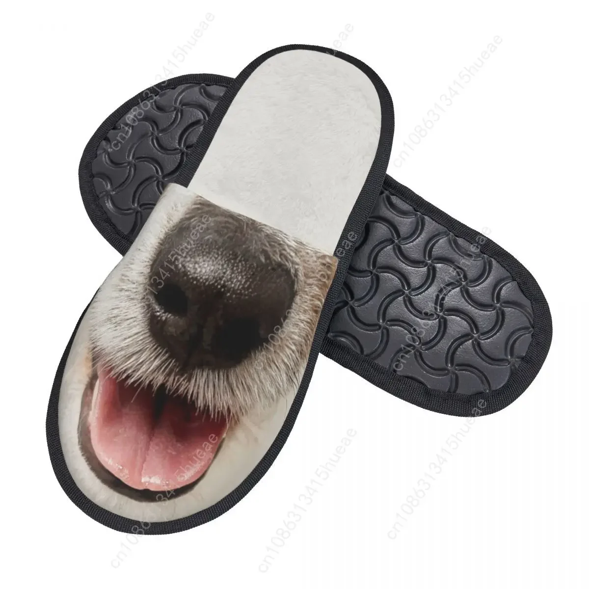 Custom Print Women Jack Russell Terrier House Slippers Cozy Warm Dog Memory Foam Fluffy Slipper Indoor Outdoor Shoes