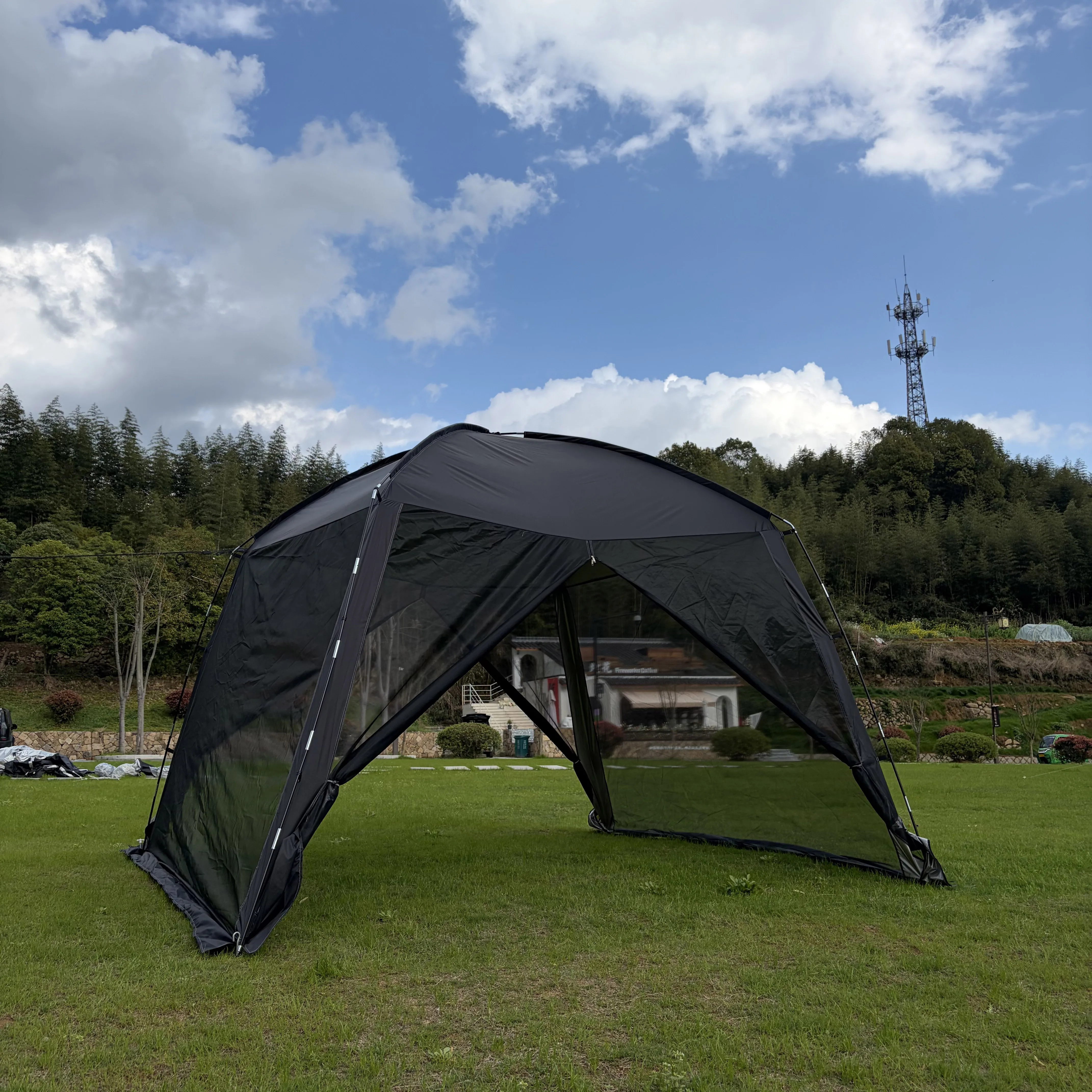 

Camping Screen Tent for 8 Person, Easy Setup Screen House with Sun Protection & Mosquito Net for Camping, Backyard, Picnic