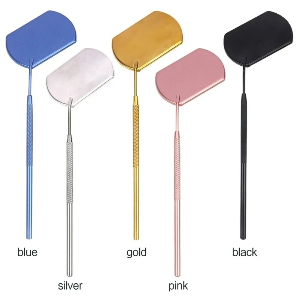 Grafting Eyelash Mirror Magnifying Long‑Handle Lash Mirror for Checking False Eyelash Extension Professional Beauty Makeup Tool