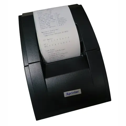 76mm Dot Matrix Printer 9-pin impact dot matrix Receipt Printer Print 1~ 3 copy receipt for Clothing store jewelry store